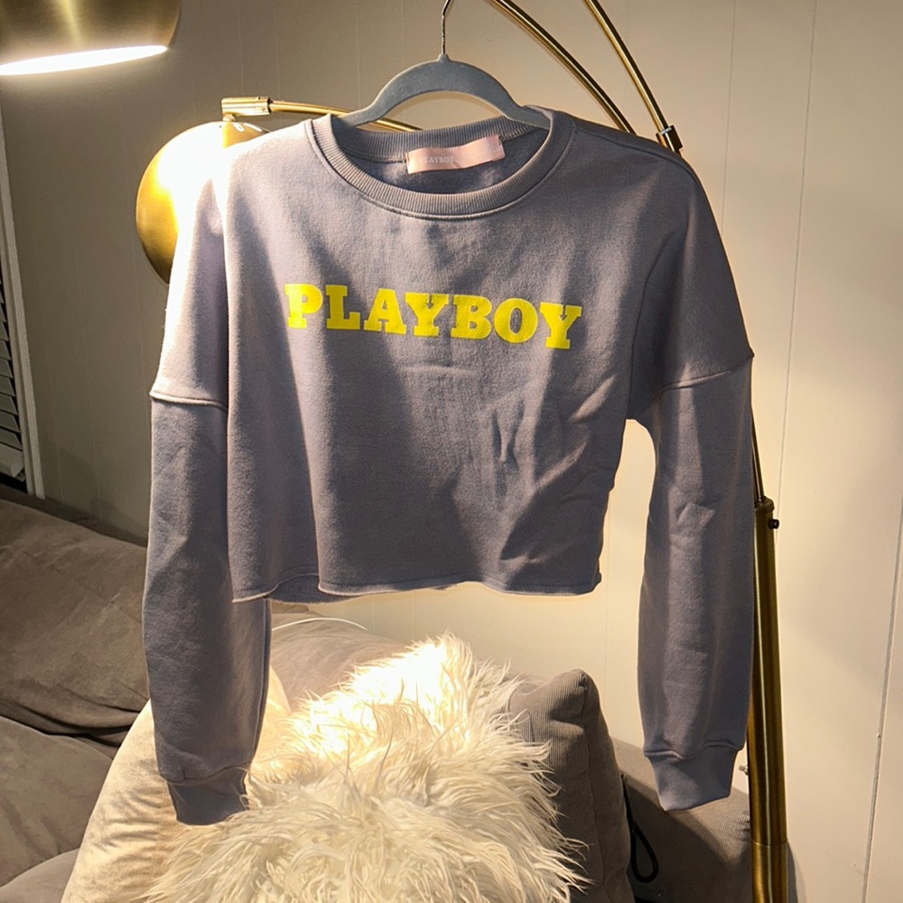 Missguided x Playboy cropped sweater
